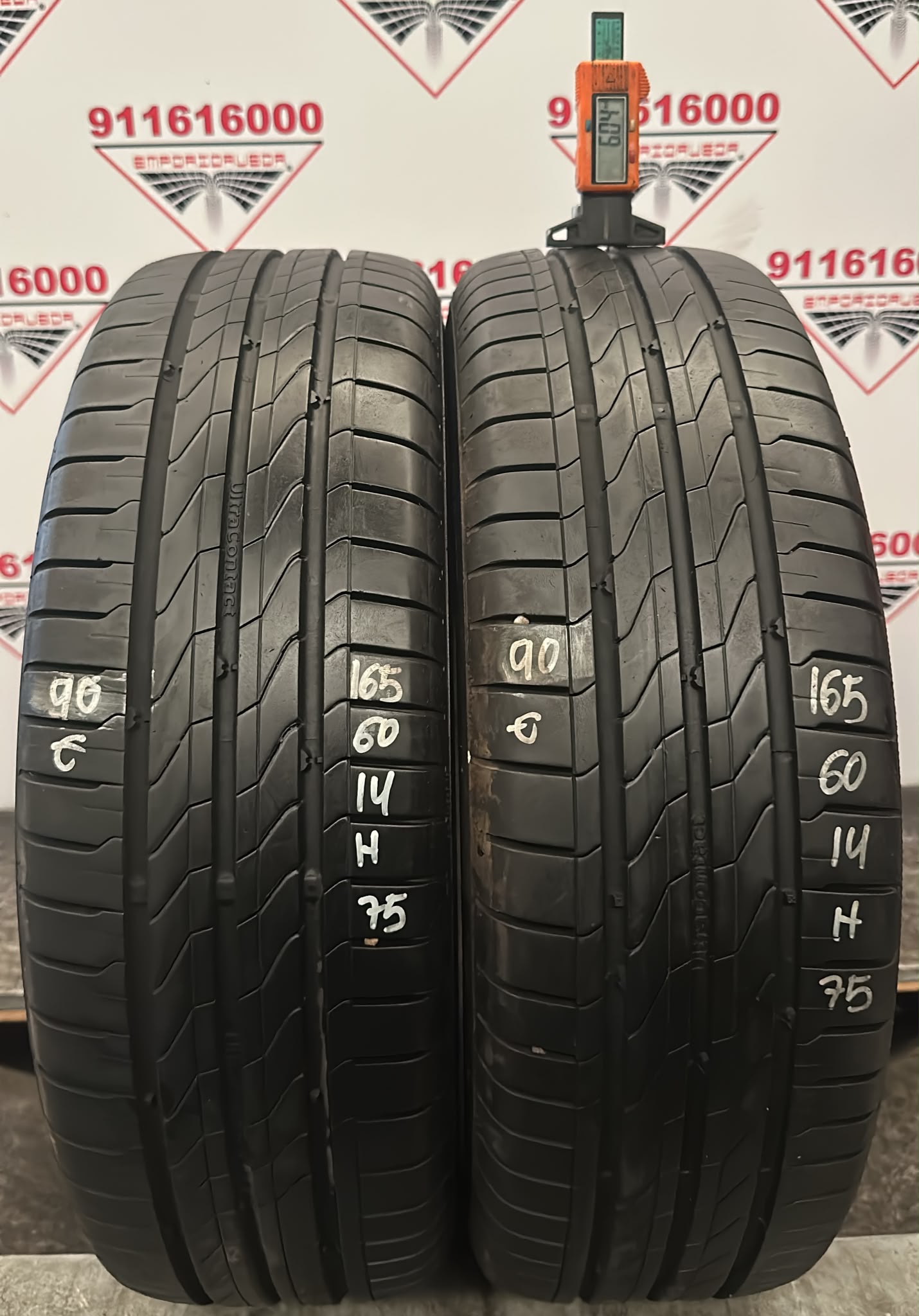 CONTINENTAL ULTRACONTACT USADO  165/60 R14 75 H